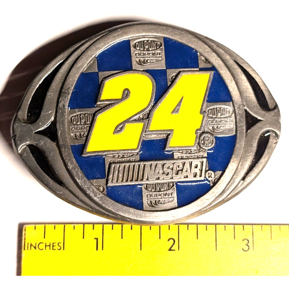 Dupont Legends Special Edition 228 Jeff Gordon #24 Nascar Pewter Belt Buckle - Picture 5 of 5